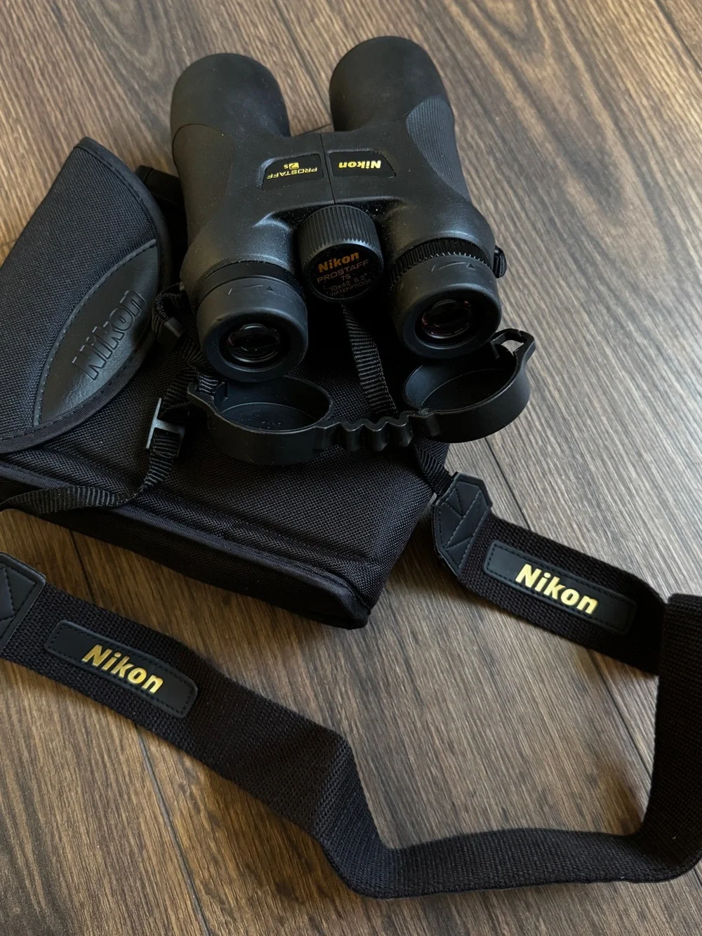 Nikon's black 10x42 ProStaff 7S Binoculars
